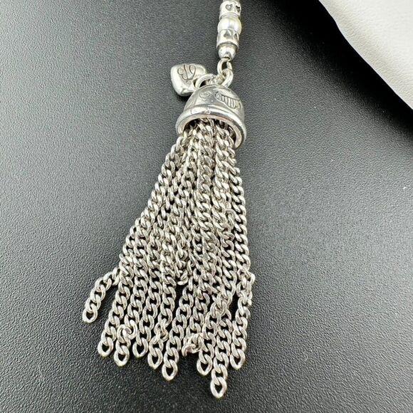 NEW Brighton Charleston Tassel Necklace Faux Pearl Beads Long Vintage Retired - Picture 3 of 5